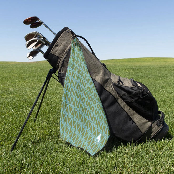 Peace symbol golf towel